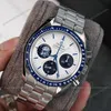 Super Clone Omega Speedmaster 50th Anniversary Co-Axial Chronometer Chronograph 310.32.42.50.02.001 42mm “Silver Snoopy Award” — bracelet detail