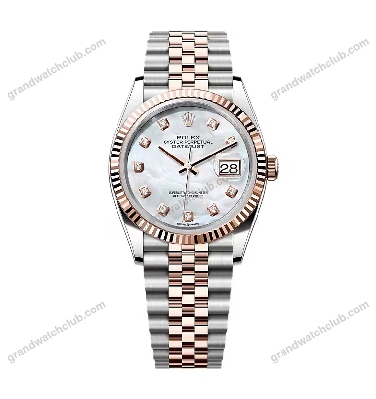 Super Clone Rolex Datejust Mother of Pearl Dial 126231-0021 36 mm