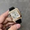 Super Clone Cartier Santos-Dumont 43.5mm W2SA0011 43.5mm x 31.4mm Demi Rose Gold — view 9