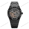 Super Clone Audemars Piguet Royal Oak 15407CE.OO 41mm Skeleton Dial Ceramic V3 Base