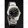 Super Clone Rolex Milgauss Black Dial REP016836 — case and bezel