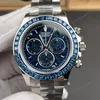 Super Clone Rolex Cosmograph Daytona Artisans de Genève Blue Skeleton Sapphire Bezel 116520 – Swiss SuperClone - photo 7