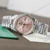 Super Clone Rolex Day-Date Pink Diamond Dial 128236-0024 36 mm — bracelet detail