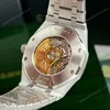 Super Clone Audemars Piguet Royal Oak Frosted Gold 41mm Black Dial Steel — bracelet detail