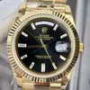 Super Clone Rolex Day-Date Bright Black Diamond Dial 228238-0004 40 mm — bracelet detail