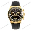 Super Clone Rolex Daytona Black Dial 126518LN — dial close-up