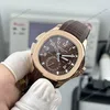 Super Clone Patek Philippe Aquanaut 5164R-001 Chocolate Embossed Arabic Aquanaut 40.8mm – — view 10