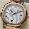 Super Clone Patek Philippe Nautilus 7118/1R-001 35.2mm White Dial Rose Gold — view 10