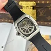 Super Clone Richard Mille Titanium — on leather display