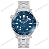 Super Clone Omega Seamaster Diver 300M Co‑Axial Master Chronometer 210.32.42.20.03.001 42mm Blue Dial