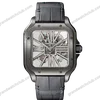 Super Clone Cartier Santos Large Skeleton WHSA0009 39mm