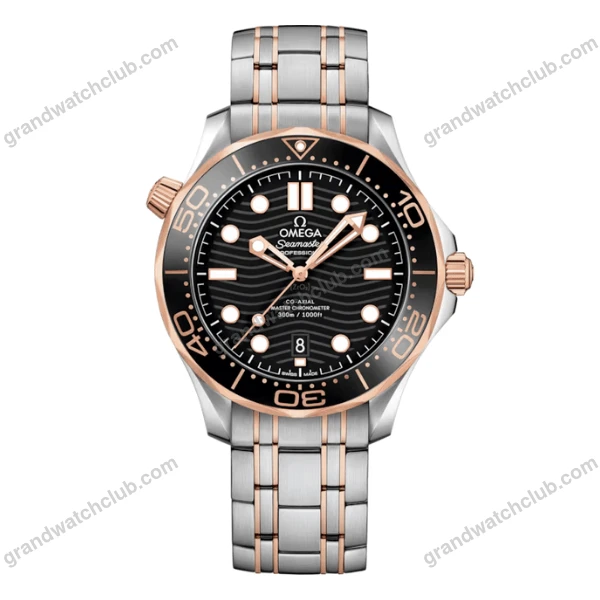 Super Clone Omega Seamaster Diver 300M 210.20.42.20.01.001 42mm Black Dial