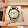 Super Clone Omega Speedmaster Moonwatch Professional 310.20.42.50.02.001 42mm White Dial Demi Yellow Gold — case and bezel
