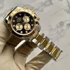 Super Clone Rolex Daytona Black Diamond Dial 126503 — side profile
