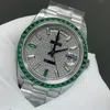 Super Clone Rolex Day-Date 40 Emerald Bezel Diamond Pavé Dial 228396TEM President – Swiss SuperClone - photo 4
