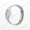Super Clone Rolex Land-Dweller 36 mm Ice Blue Dial (2025) — case and bezel