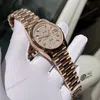 Super Clone Rolex Day-Date Diamond-Paved Dial 128235-0039 36 mm β clasp and links