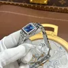 Super Clone Cartier Steel — dial close-up