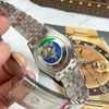 Super Clone Rolex Datejust Bright Blue Diamond Dial 126334-0016 41 mm — bracelet detail
