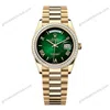 Super Clone Rolex Day-Date Green Ombré Dial 128398tbr-0028 36 mm