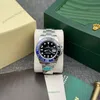 Super Clone Rolex GMT-Master II Black Dial 116710BLNR “Batman” — dial close-up