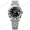 Super Clone Rolex Datejust Black Diamond Dial 126334-0012 41 mm