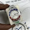 Super Clone Rolex GMT-Master II Meteorite Dial 126719BLRO “Superman” Oyster — case and bezel