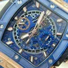 Super Clone Hublot Spirit Of Big bang King Gold Ceramic 642.OL.7180.RX 42mm — side profile