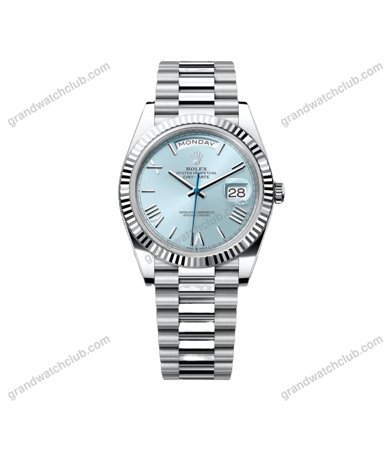 Super Clone Rolex Day-Date - Ice Blue