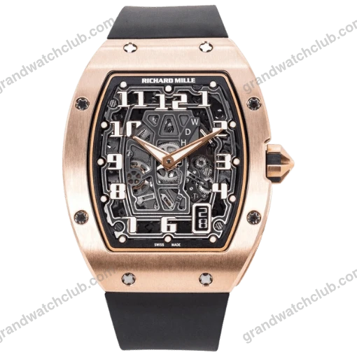 Super Clone Richard Mille Rose Gold Dial Rose Gold