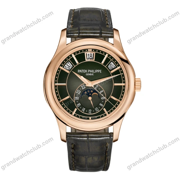 Super Clone Patek Philippe Complications 5205R-011 40mm Green Dial Rose Gold