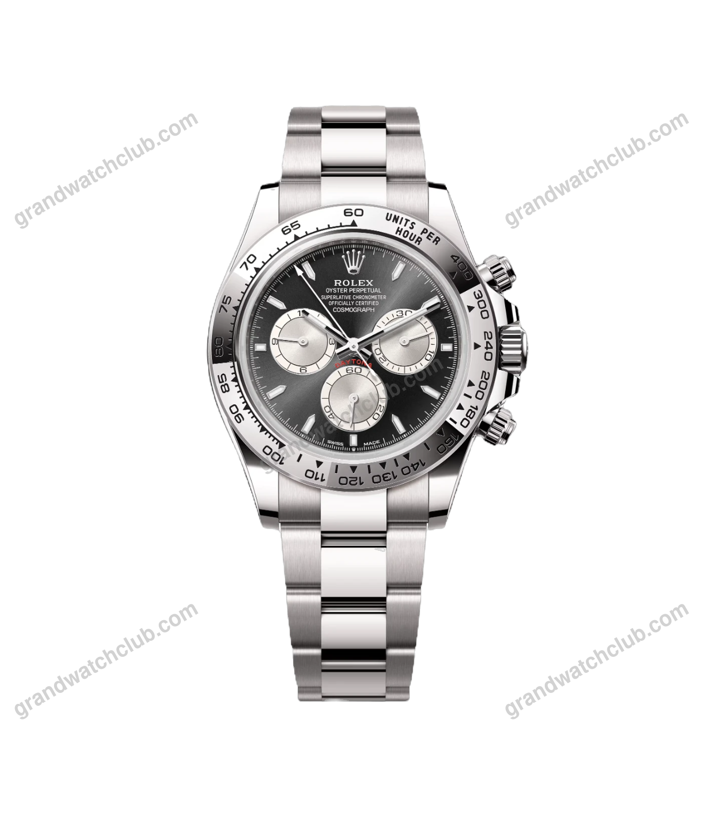 Super Clone Rolex Cosmograph Daytona, White And Black