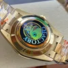 Super Clone Rolex Day-Date Green Ombré Dial 128398tbr-0028 36 mm — clasp and links