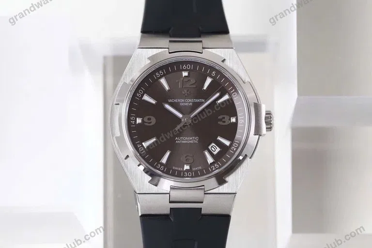 Super Clone Vacheron Constantin Overseas Gray Dial Number Roman 42mm
