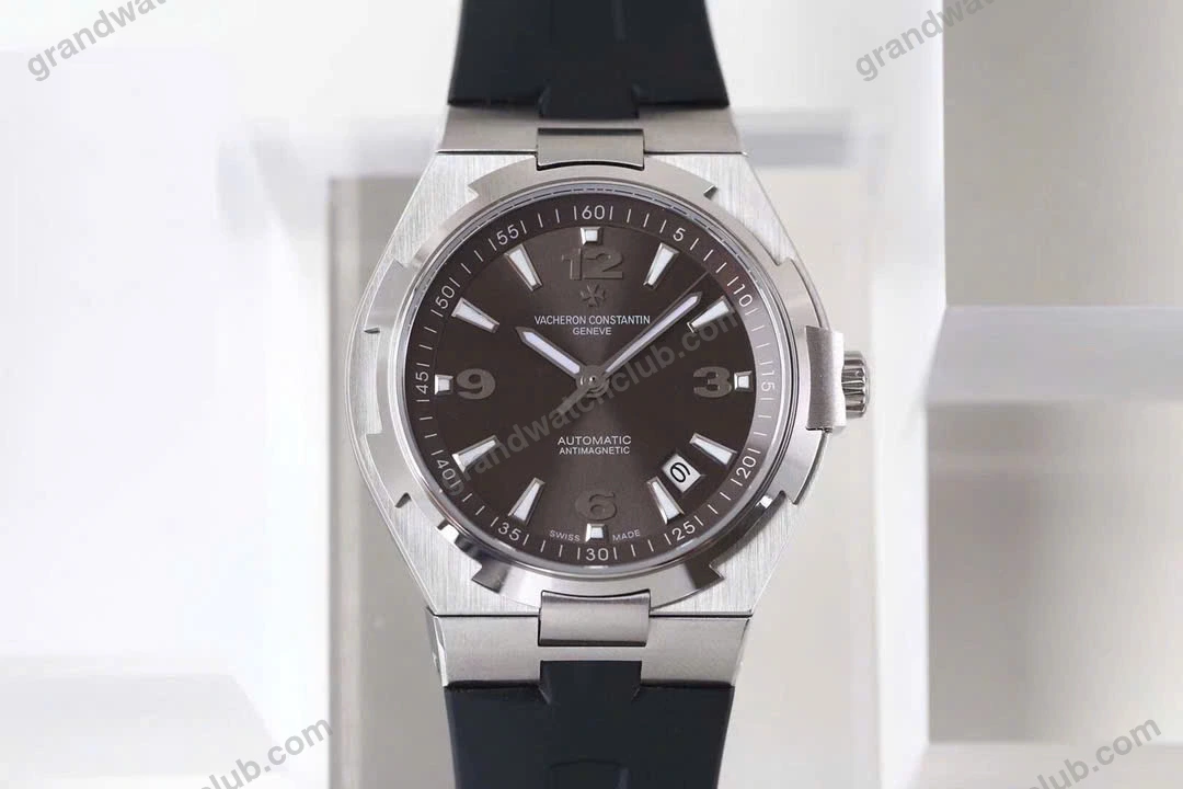 Super Clone Vacheron Constantin Overseas Gray Dial Number Roman 42mm