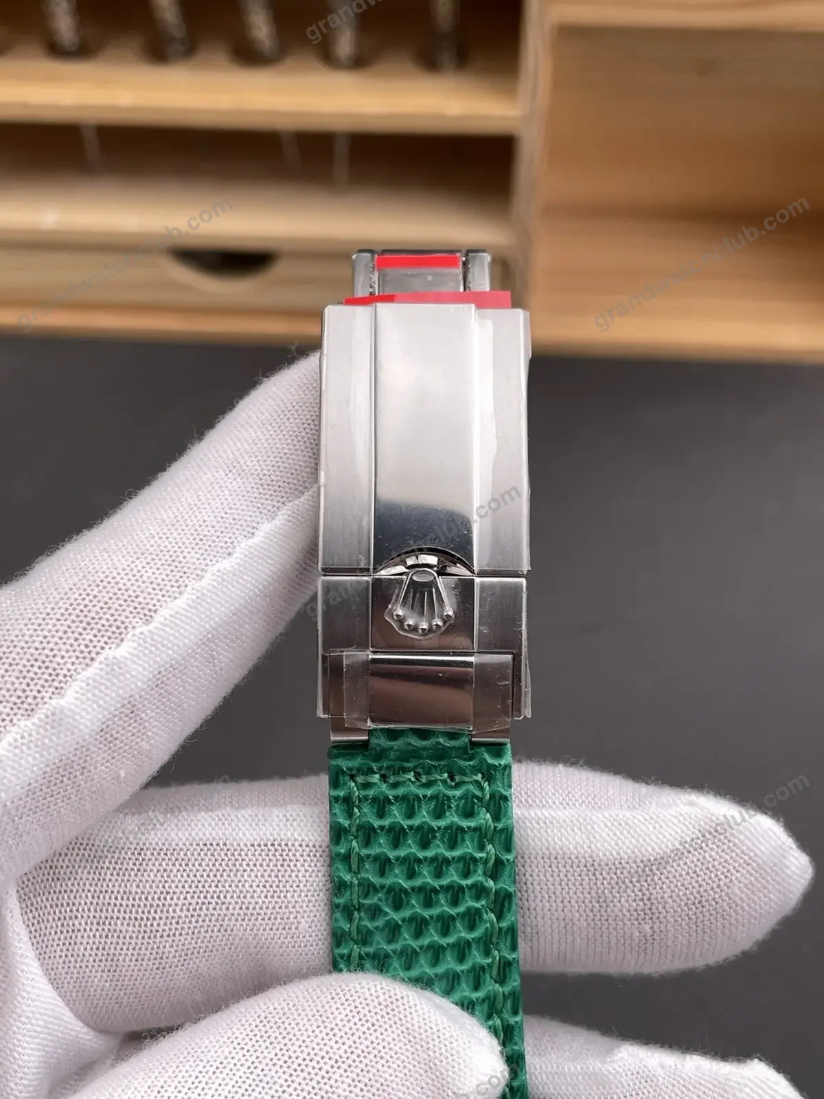 Super Clone Rolex Cosmograph Daytona Green Roman Dial 116520 – Swiss SuperClone - photo 8