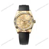 Super Clone Rolex Sky-Dweller Champagne Dial 336238