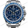 Super Clone Rolex Cosmograph Daytona Artisans de Genève Blue Skeleton Sapphire Bezel 116520 – Swiss SuperClone