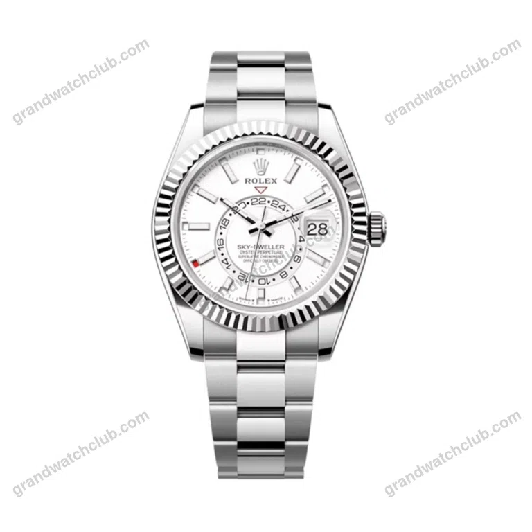 Super Clone Rolex Sky-Dweller Intense white Dial 336934