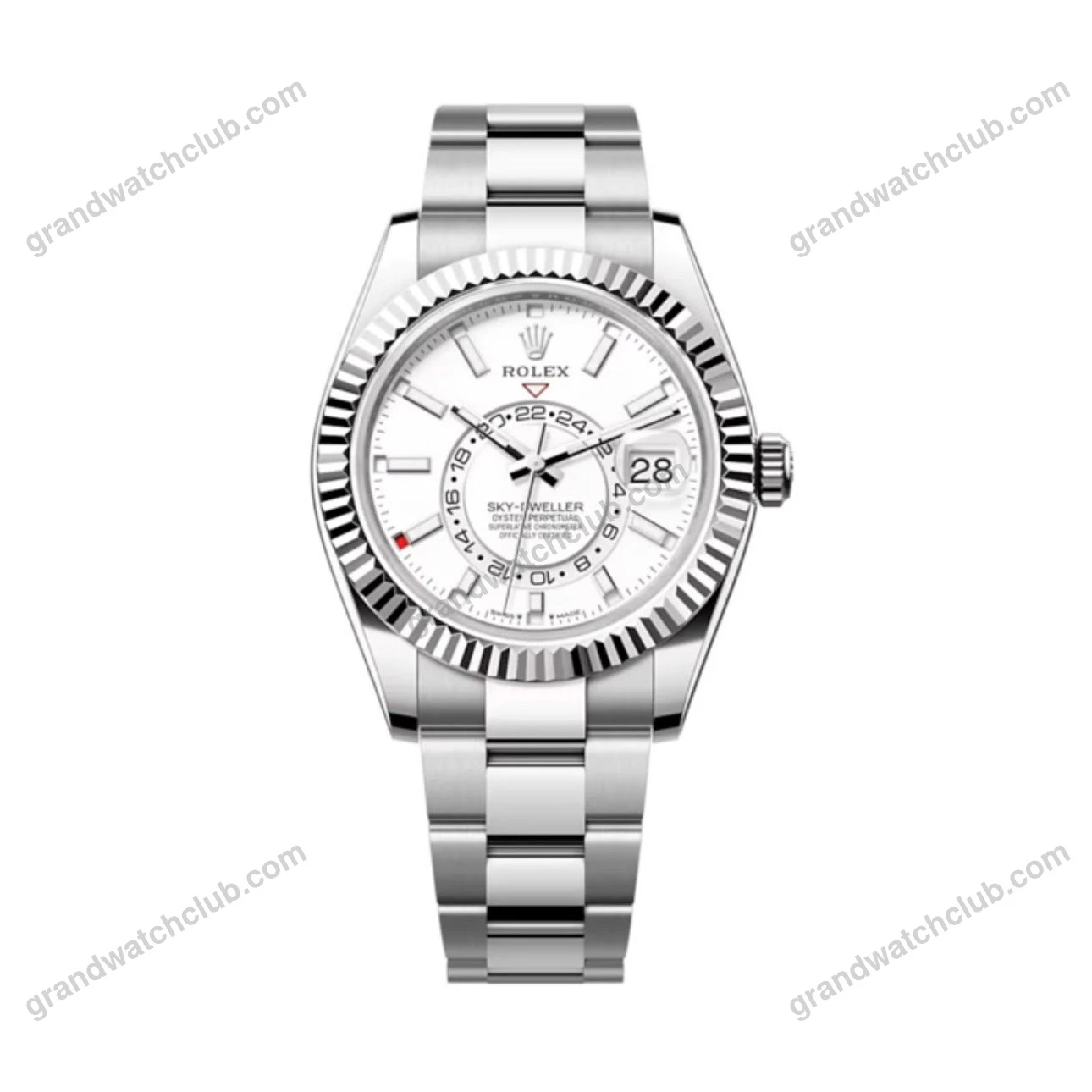 Super Clone Rolex Sky-Dweller Intense white Dial 336934