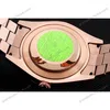 Super Clone Rolex Day-Date Rose-Gold Dial REP016823 40 mm — movement / caseback view