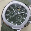 Super Clone Patek Philippe Aquanaut 5261A Moonphase Green 40mm — view 13