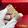 Super Clone Cartier 42mm Steel — movement / caseback view