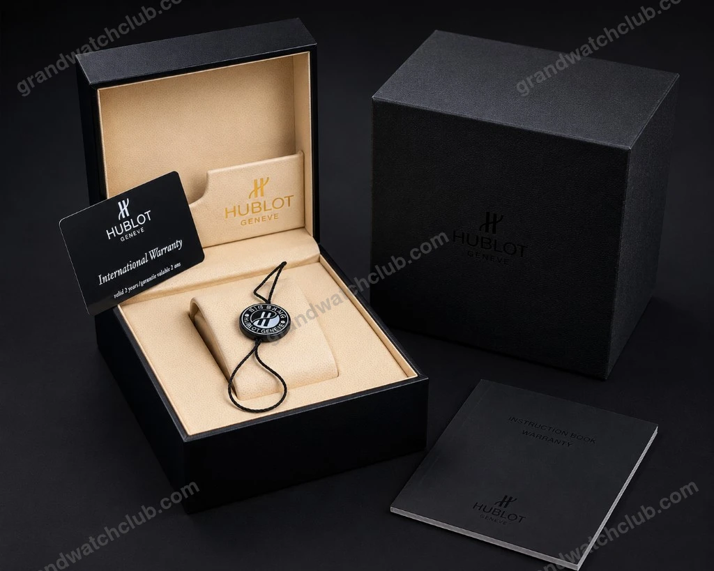 Super Clone Hublot Big Bang Rose Gold Black Carbon Dial Rubber Strap — dial close-up
