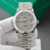 Super Clone Rolex Day-Date Diamond-Paved Dial 128239-0019 36 mm β dial close-up