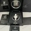 Super Clone Hublot Classic Fusion Diamonds Moissanite Pave 33mm White Dial – Handcrafted Diamod — movement / caseback view