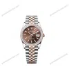 Super Clone Rolex Datejust Chocolate Dial 126281RBR Jubilee 36 mm