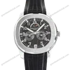 Super Clone Patek Philippe Aquanaut 5261A Moonphase Black 40mm