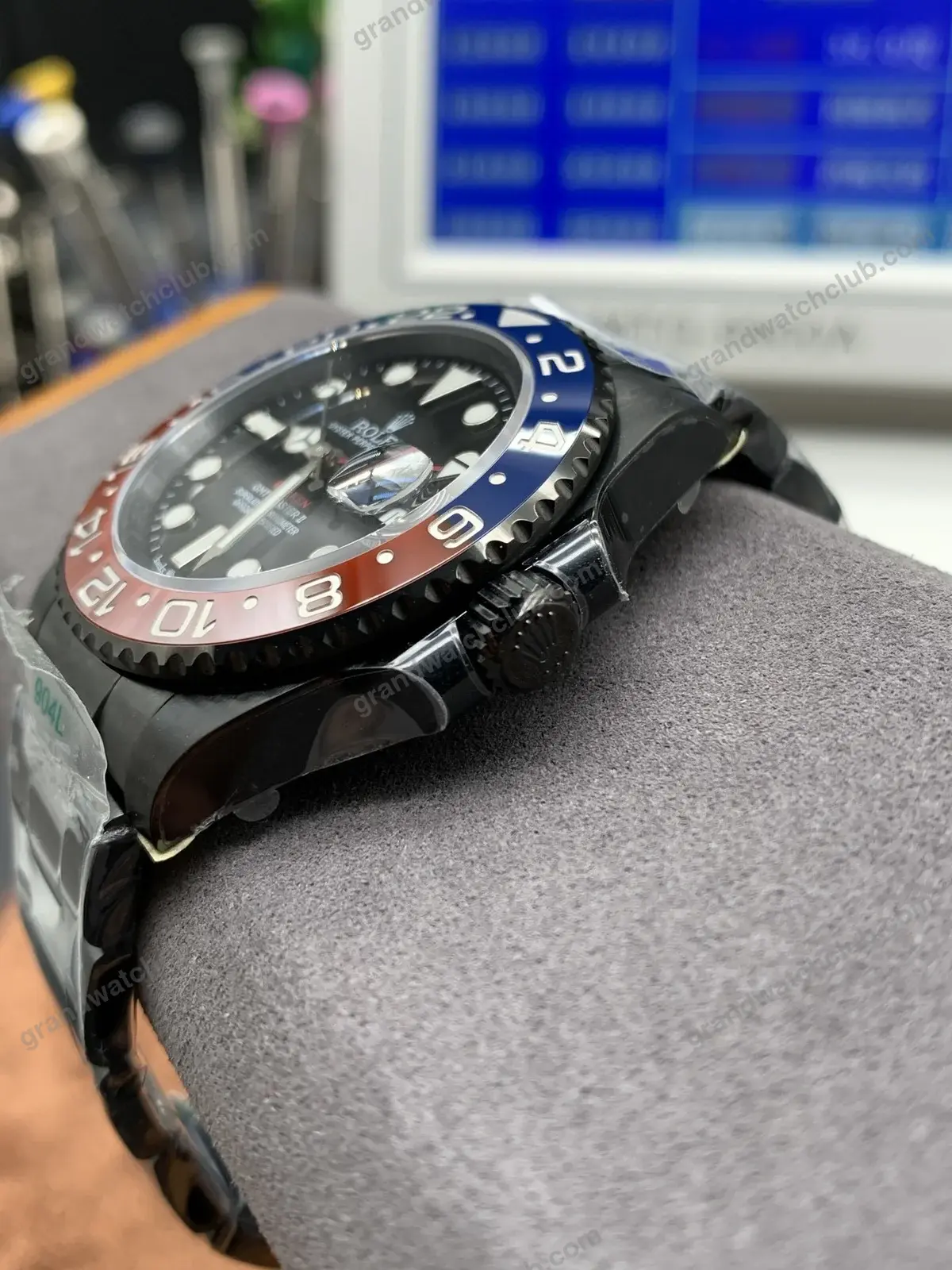 Super Clone Rolex GMT-Master II Pepsi Black PVD 126710BLRO β Swiss SuperClone - photo 3