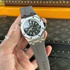 Super Clone Audemars Piguet Royal Oak Offshore Diver 15720ST 42mm Grey Dial – — dial close-up